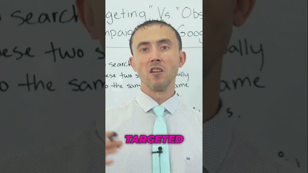 🎯 Google Ads Made Simple: Targeting vs. Observation Explained 🔍