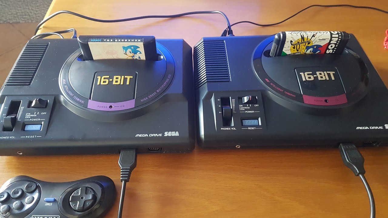 SONIC 1 e 3 de Megadrive a 50Hz e a 60Hz