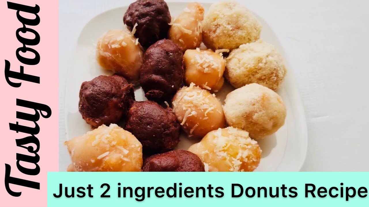 ONE MINUTE INSTANT DONUTS BALLS .ONLY 2 INGREDIENTS , ..Munchkins, Must