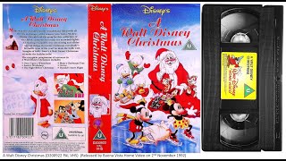 A Walt Disney Christmas 5Th November 1992 Uk Vhs