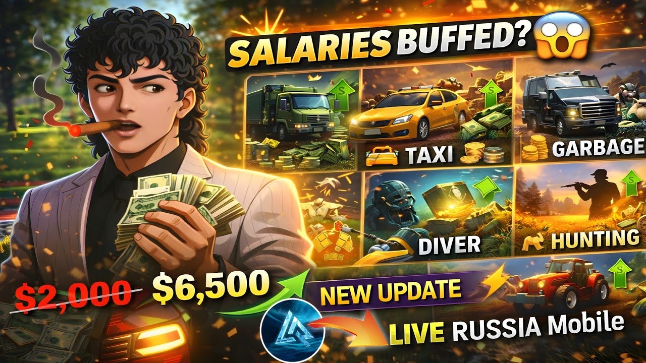 🔥 NEW UPDATE! Jobs & Farming SALARIES CHANGED — BIG PROFIT?! | Live Russia Mobile