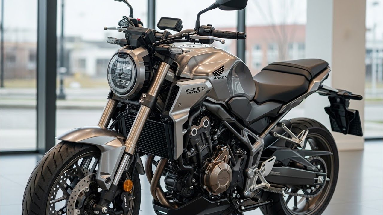 Новая Honda CB 400 2026 года — легендарный дорожный мотоцикл возвращается еще сильнее!