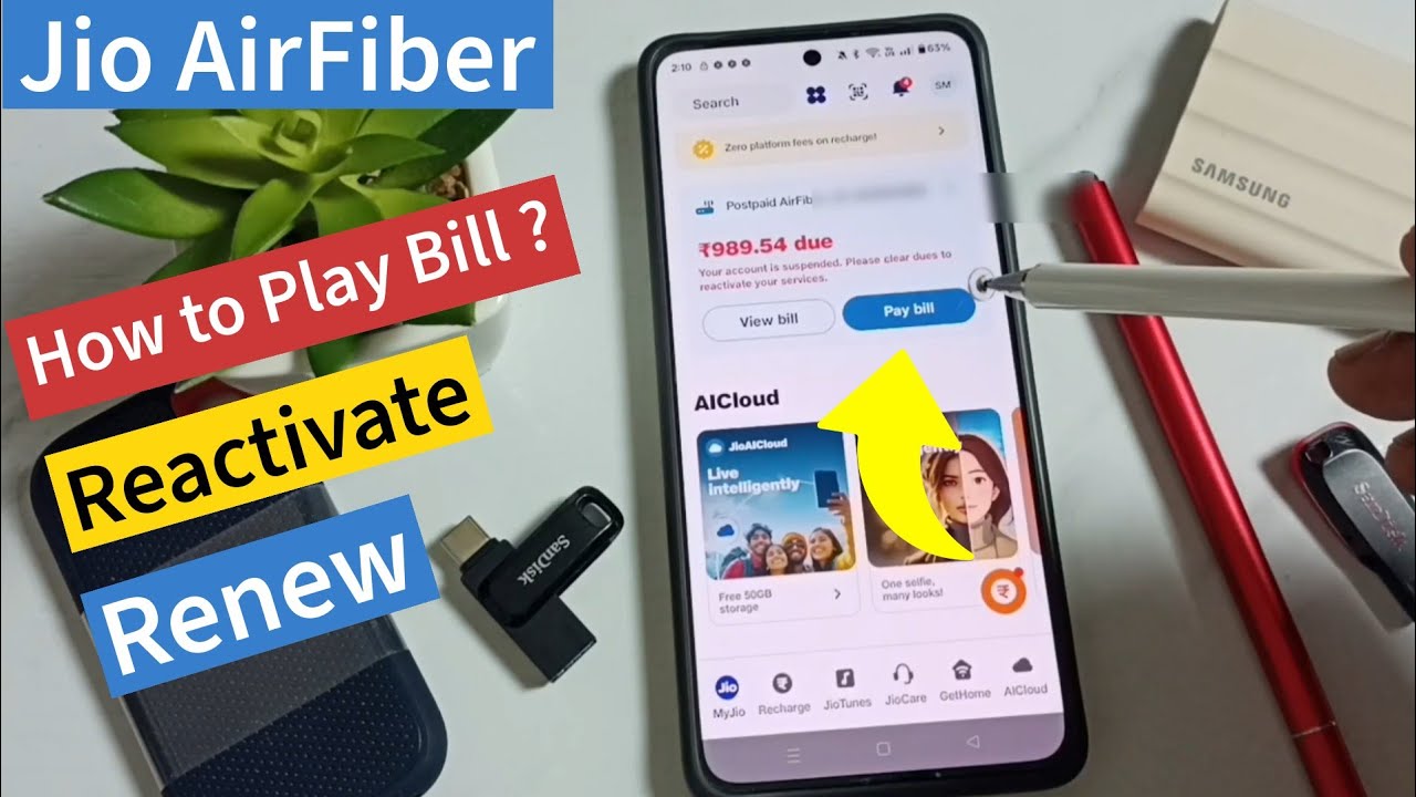 How to Pay Jio AirFiber Bill Using MyJio App | Jio AirFiber Bill Payment Step by Step Guide