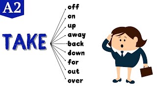 картинка: Phrasal Verbs with 'Take' / Фразові дієслова з 