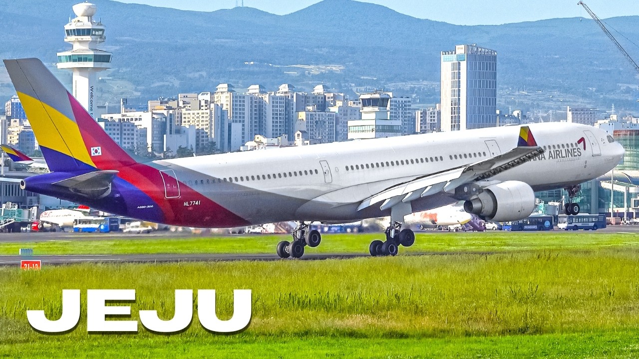 🇰🇷✈️ ДОМЕСТИЧЕСКИЙ ДЖЕТ-БУМ! 20 минут в аэропорту Чеджу (CJU/RKPC)