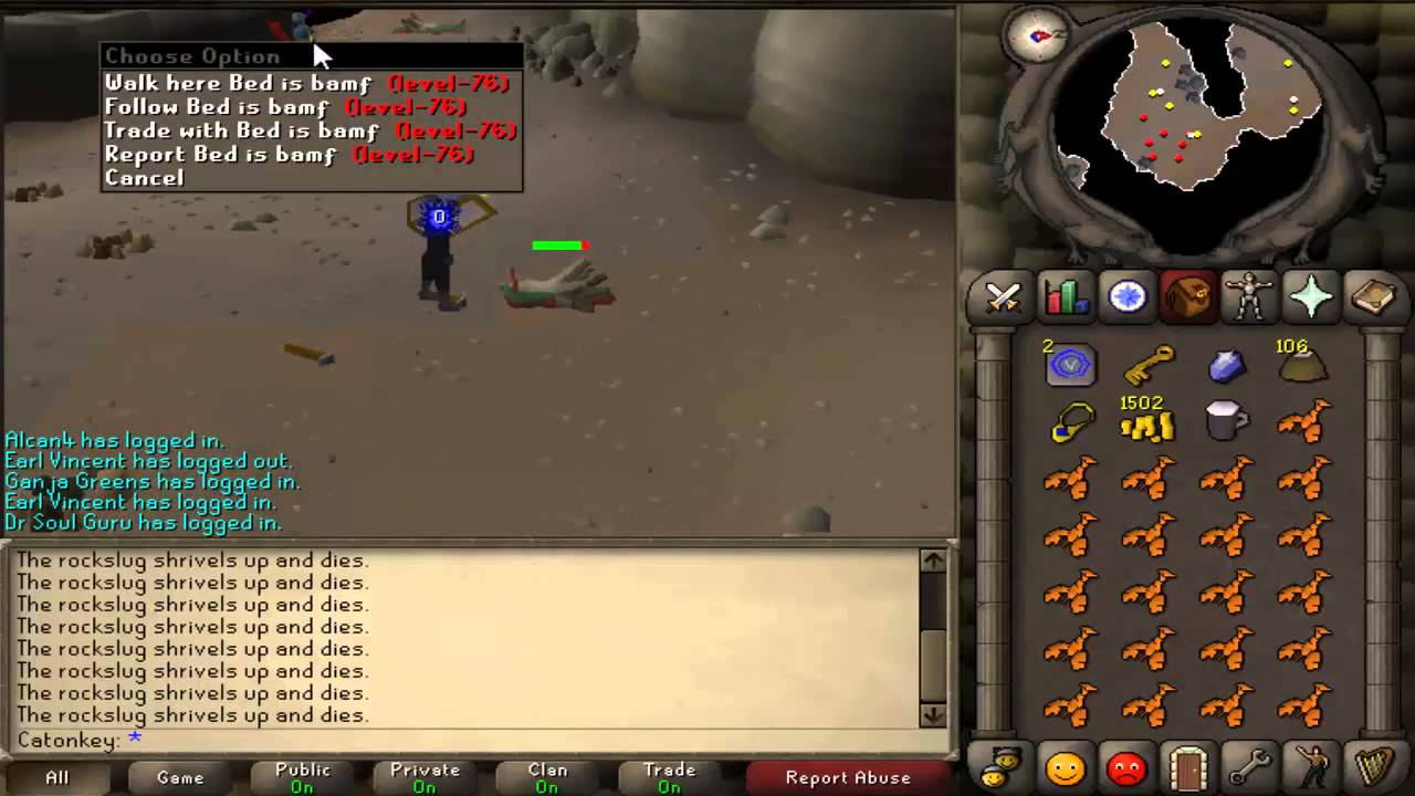 RuneScape 2007 - Hour of Power 1 (part 1) - Rockslugs - Ep 17