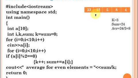 المصفوفات الاحادية في لغة ++C - الجزء الخامس