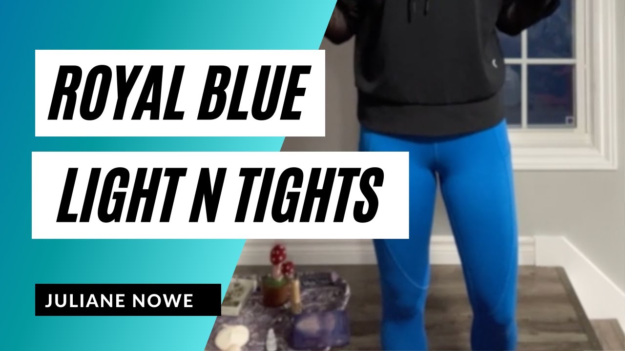 Royal Blue Light n Tights - Zyia Review 