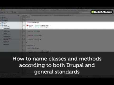 21. How to name classes and methods according to both Drupal and general standards