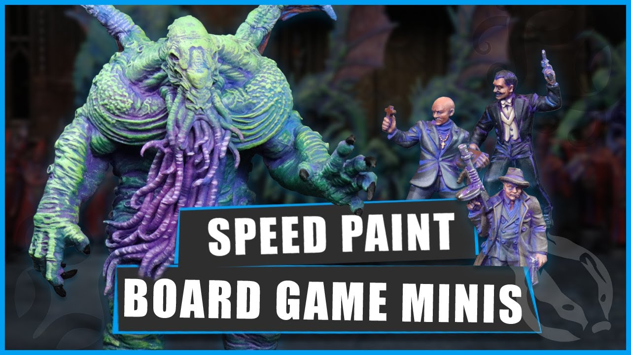 A Great Looking and Fast Painting Guide for your Board Game Miniatures : Cthulhu Death May Die ...