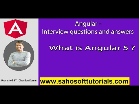 Angular Interview : What is Angular 5