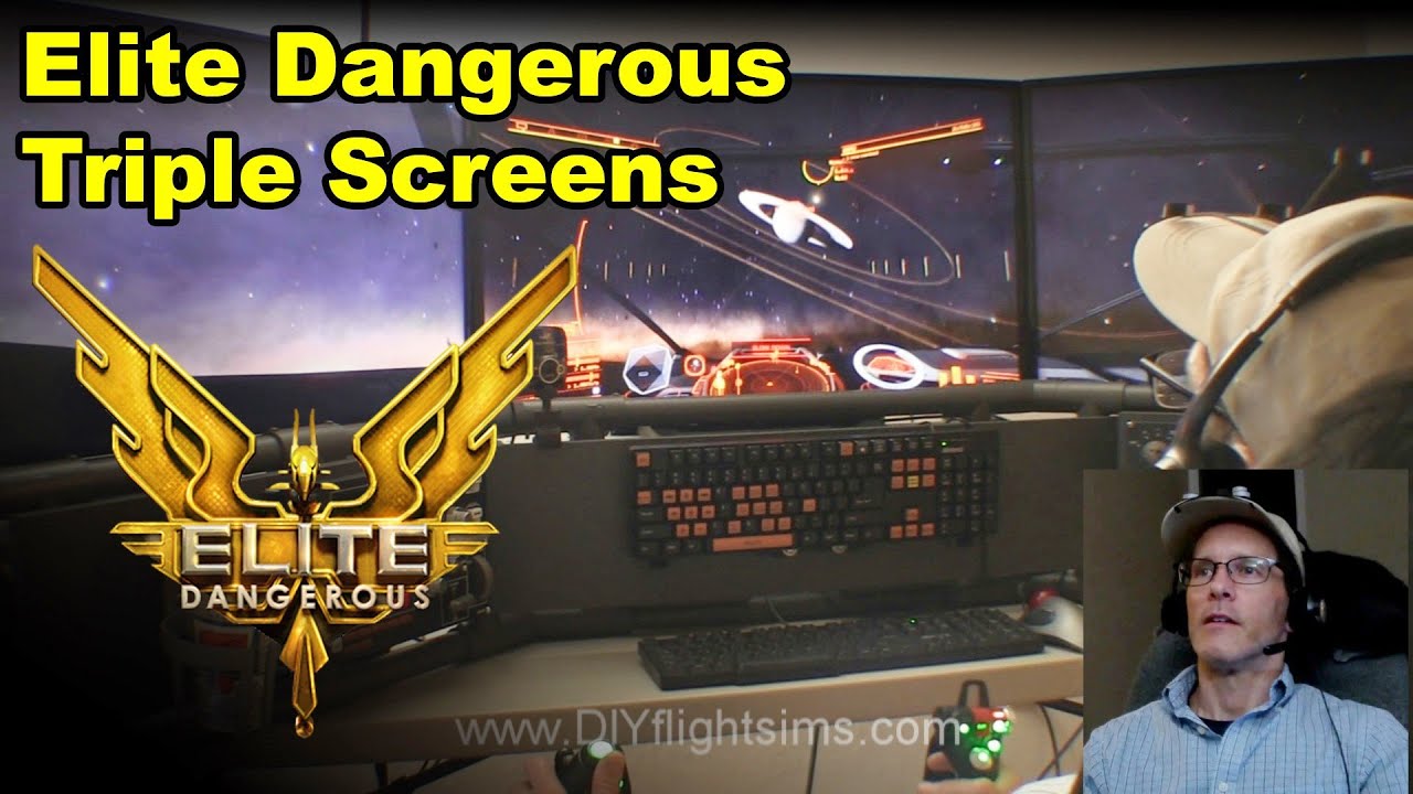 Elite Dangerous (triple screens) Mission to Eggr 341 YouTube