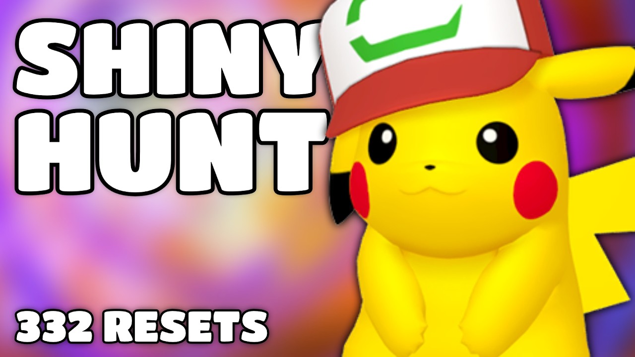 Shiny hunting Partner Cap Pikachu (Day 2)
