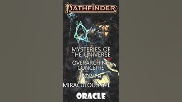 #Shorts An introduction to the Pathfinder Oracle