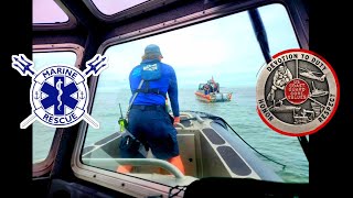 VB EMS Marine Rescue Team: Weekly Training, Two Boat Tow OPs 