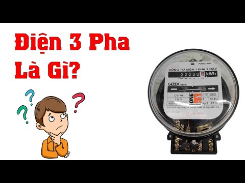 Video: Hiệu điện thế giữa hai pha trong nguồn điện 3 pha là bao nhiêu?