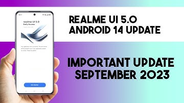realme UI 5.0 Update & Android 14 Update| new update September 2022 - Bugs Fixed