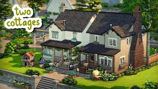 Two Cozy Cottages  || The Sims 4 Speed Build