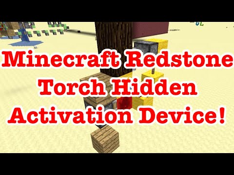 Minecraft Torch Hidden Activation Device