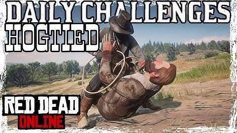 Daily Challenges - 3/3 Bounty Targets Hogtied / Quick Tip RDR2 Online