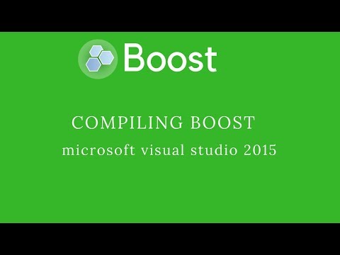Compiling Boost with microsoft visual studio 2015