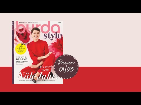 Einblick in die burda style #01/25