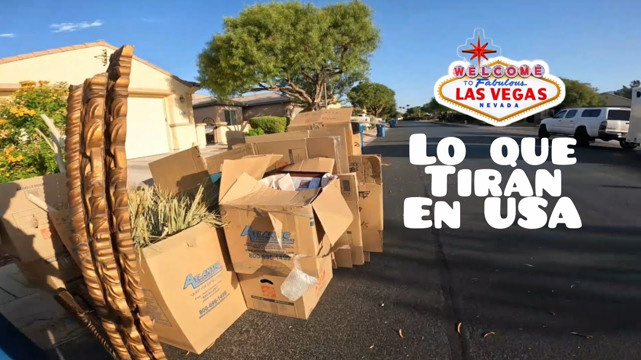 Gringos millonarios tiran montón de cosas lo que tiran en USA #503