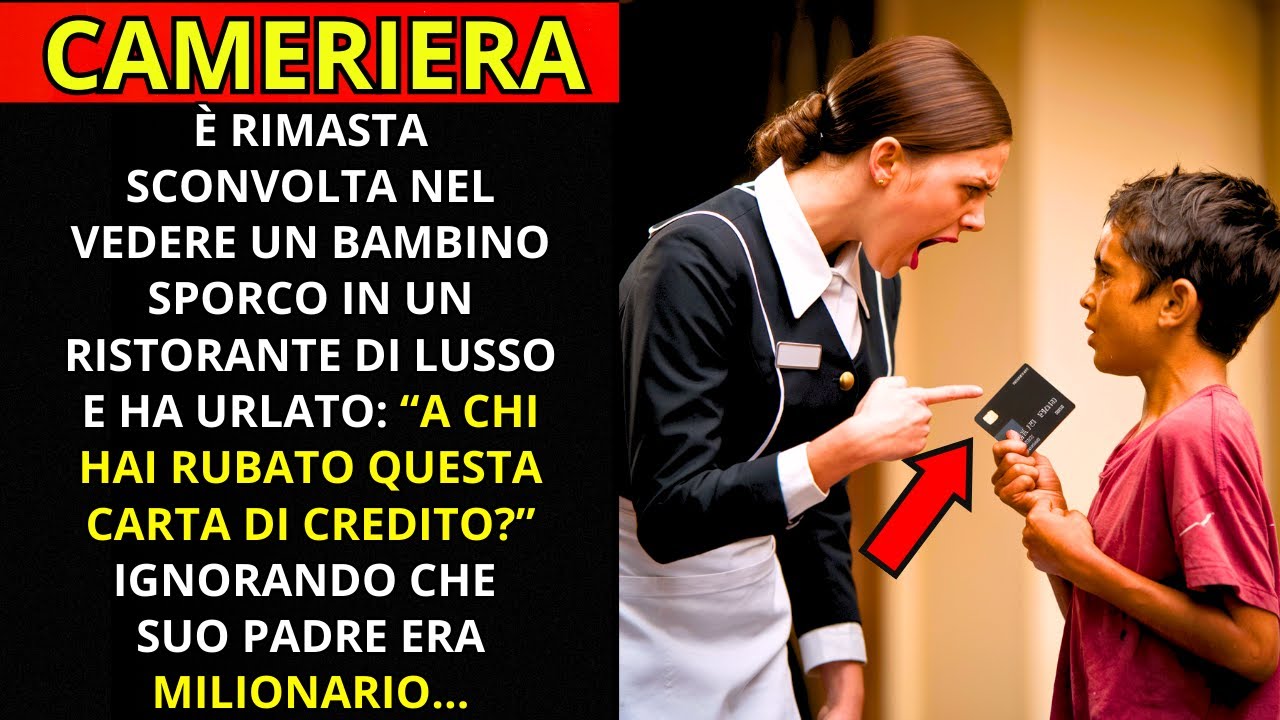 "DI CHI HAI RUBATO QUESTA CARTA DI CREDITO?" GRIDÒ LA CAMERIERA AL ...