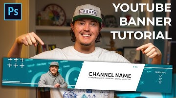 Create a YouTube Cover Banner with ADOBE PHOTOSHOP CC + TEMPLATE