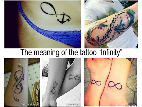 The meaning of the tattoo Infinity - meaning and photo drawings for the site tattoovalue.net