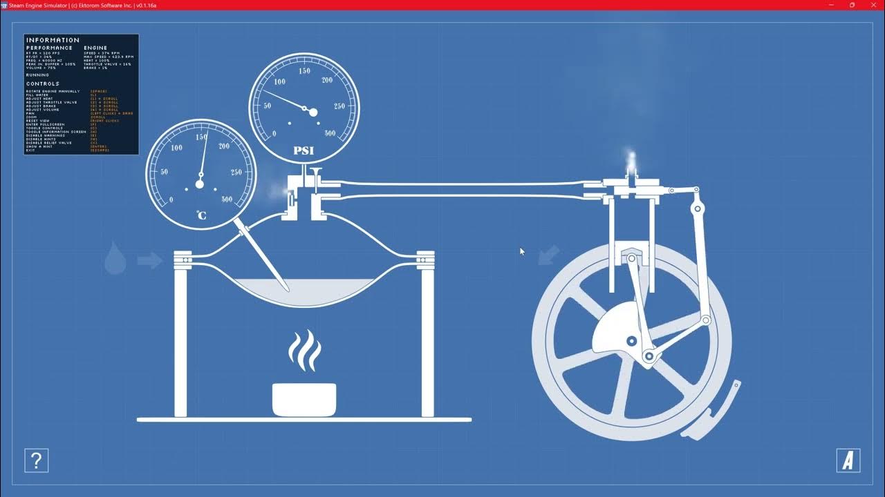 Playing with Ange's Steam Engine Simulator - YouTube