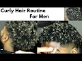 Curly Hair Routine For MEN! Using Creme of Nature Products