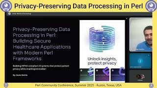 Perl Community Conference Summer 2025 - Privacy Preserving Applications