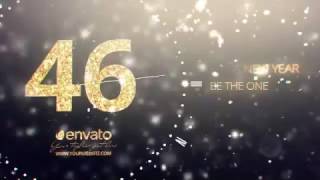 Adobe After Effects template: New Year Midnight Countdown