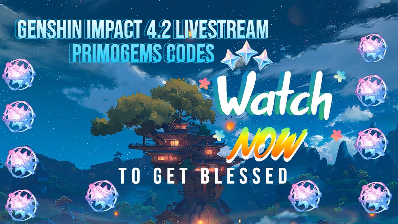 Genshin Impact 4.2 Livestream Primogems Redemption Codes