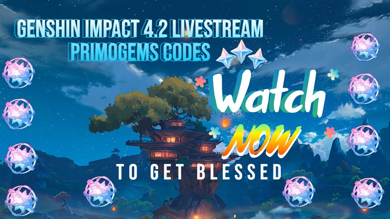 Genshin 4.2 Livestream Codes, Redeem Free Primogems & More : r/GameGuidesGN