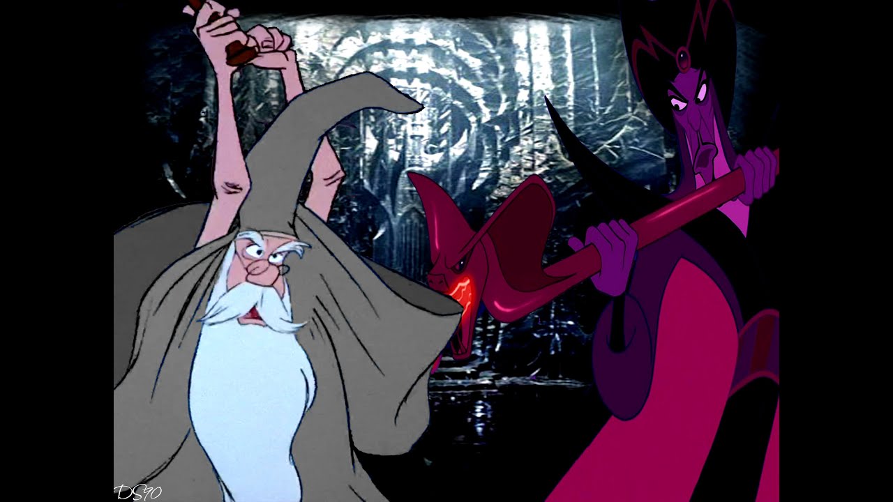 Il Signore degli Anelli - Gandalf vs. Saruman ( Cartoon Version)