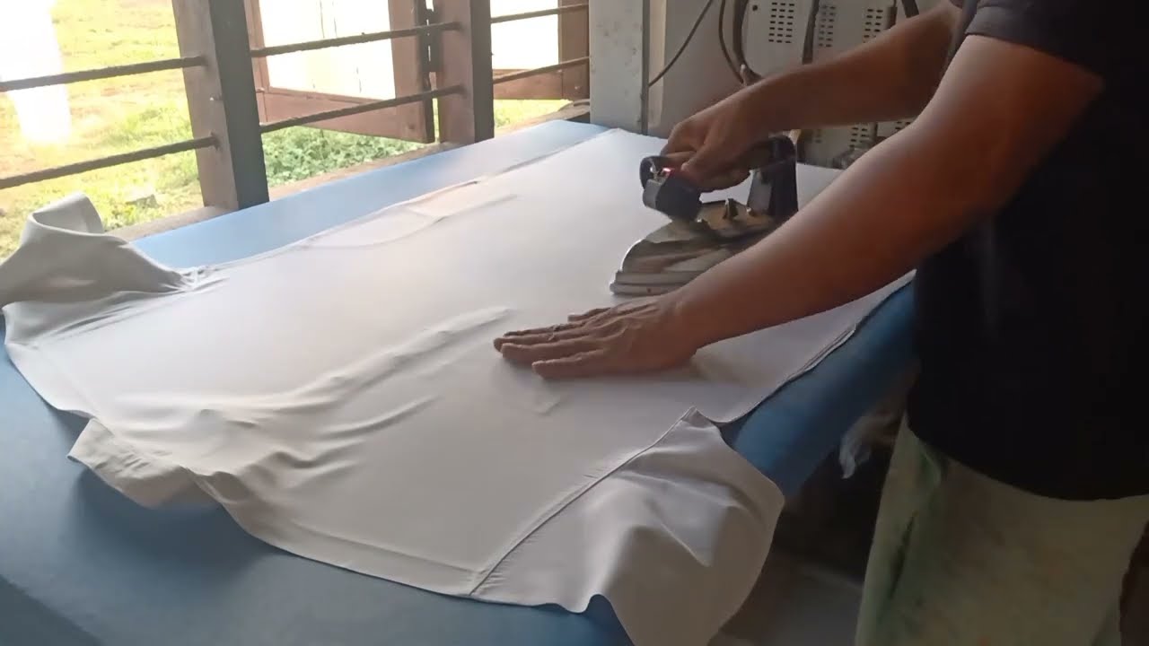 white shirt ironingshirt ironing and foldingshirt press kaise kare