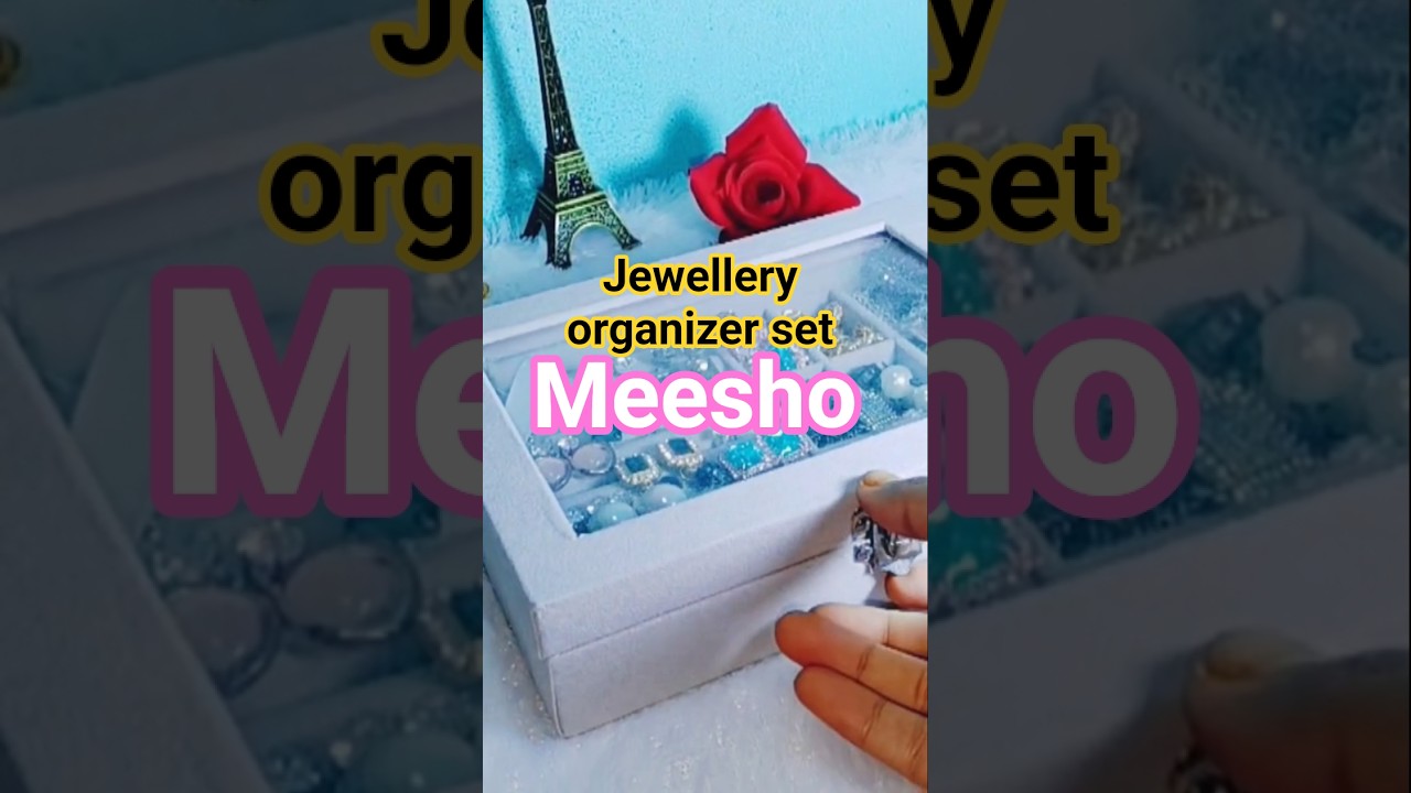 jewellery organizer set from meesho unboxing review of the product comment link 