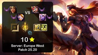 Sivir ADC + Blitzcrank vs Smolder + Soraka - EUW Master - Patch 25.20