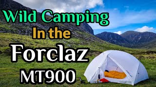 Wild camping with a new tent .The Forclaz MT900 minimal edition