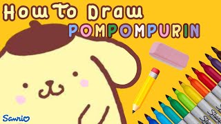How to Draw Pompompurin (Kawaii Dog)