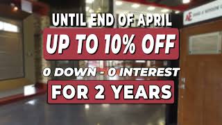 10-15% Off Sale - April 2025 - 30