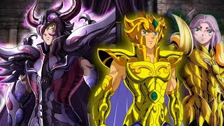 Caballeros del zodiaco- Radamantis vs Mu y Aioria- @EmilianoAgustínLedesmaRodrígue