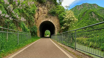 Cycling Through the Heart of South Tyrol 🇮🇹 | Brixen to Bozen via Eisackradweg | 4K Bike Tour