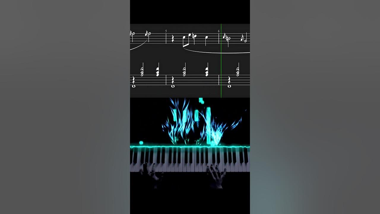🎹 Erik Satie - Gnossienne No. 1 Tutorial with Sheet Music and Piano Particles 🤘