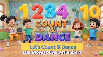 Let’s Count & Dance! | Fun Counting Song for Kids 1 to 10 | Learn Numbers with Actions