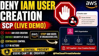Stop IAM User Creation in AWS with SCP | 5-Minute Live Demo 🔥| In Hindi | SCP Series