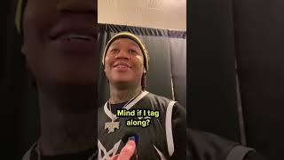 Celebrity Running into Taylor Gang artist Fedd The God (and going to a bball game with him)… #feddthegod #rapp Wealth