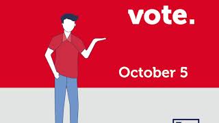 Vote Safe - It's National Voter Registration Day. Find out how you can get registered today. Profile